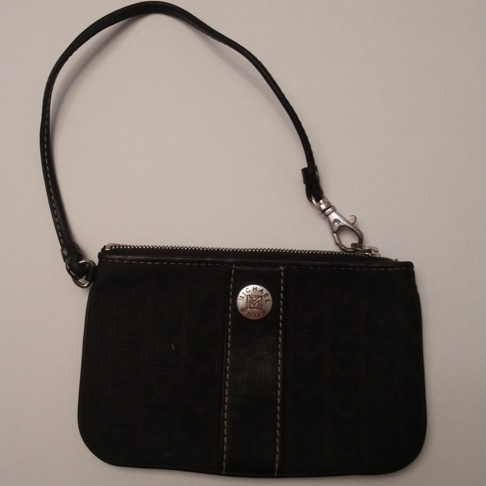 Michael Kors black wristlet